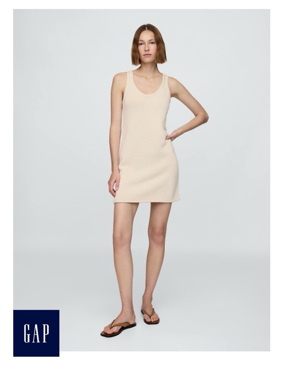 GAP Mini Sweater Dress in Cream NWT